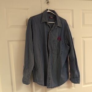 Vintage Casual Button Down Shirt with Relaxed Fit